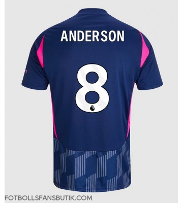 Nottingham Forest Elliot Anderson #8 Replika Bortatröja 2024-25 Kortärmad